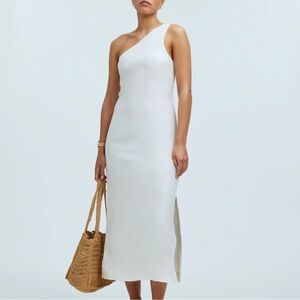Madewell One-Shoulder Midi Dress
